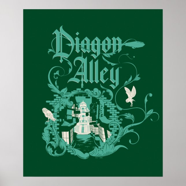 Affiche DIAGON ALLEY™ Graphique Vintage (Devant)