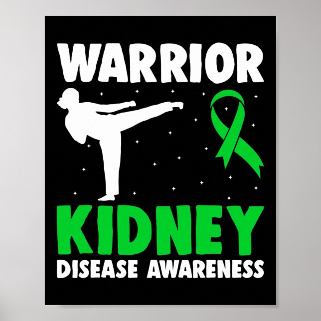 Affiche Dialyse du guerrier de la maladie Néphrite Organis (Devant)