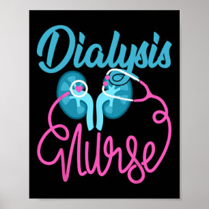 Affiche Dialyse Infirmière Néphrologie Infirmière Dialyse 
