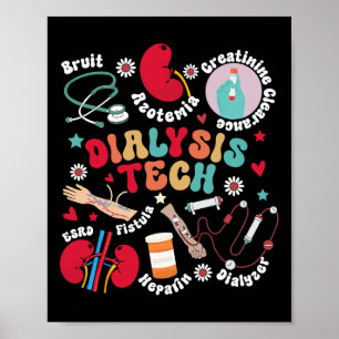 Affiche Dialyse Tech Dialyse Technicien Appréciation Kid