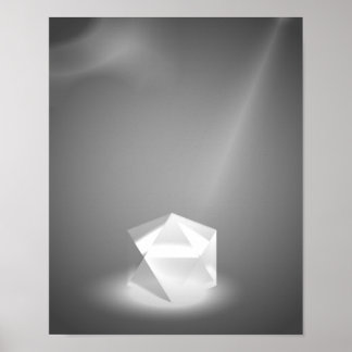 Affiche Diamant blanc