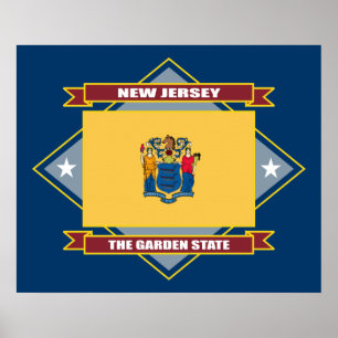 Affiche Diamant de New Jersey