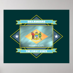 Affiche Diamant du Delaware