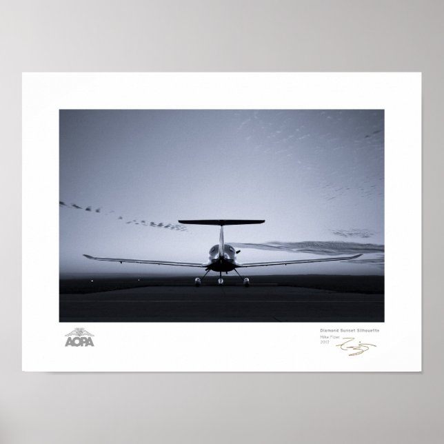 Affiche Diamond Sunset Silhouette Gallery (Devant)