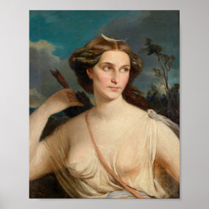 Affiche Diana, déesse de la chasse   Anonyme