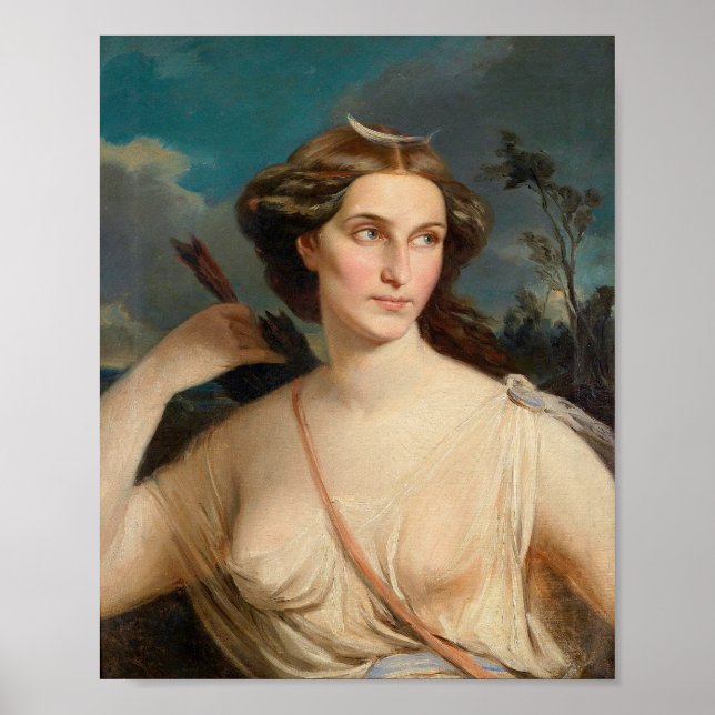 Affiche Diana, déesse de la chasse | Anonyme (Devant)