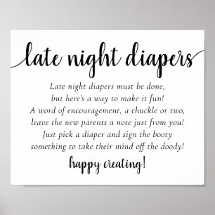 Affiche Diapositives De Nuit Modernes Douche classique