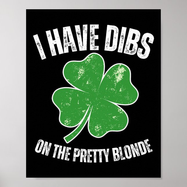 Affiche Dibs Sur La Blonde Jolie Drôle De Saint-Patrick Co (Devant)