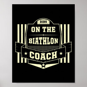 Affiche Dibs Sur Le Biathlon Coach Sayings Biathlete Citat