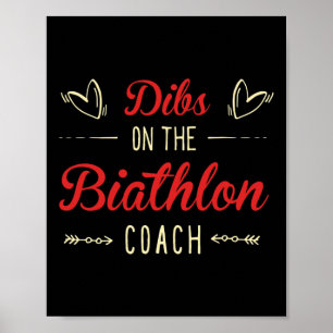 Affiche Dibs Sur Le Biathlon Coach Sayings Biathlon Coach
