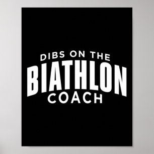 Affiche Dibs Sur L'Entraîneur De Biathlon Funny Coach De B