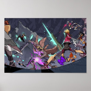 Affiche Dickson bataille Xenoblade Chronicles