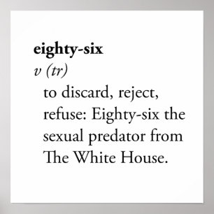 Affiche Dictionnaire Définition de l'activisme Eighty-Six