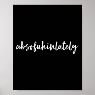 Affiche Dictons absolument drôles pour femmes sur minimali