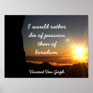 Affiche Die de la passion - Vincent Van Gogh - Art print