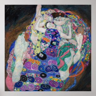 Affiche Die Jungfrau (La Vierge) — Gustav Klimt