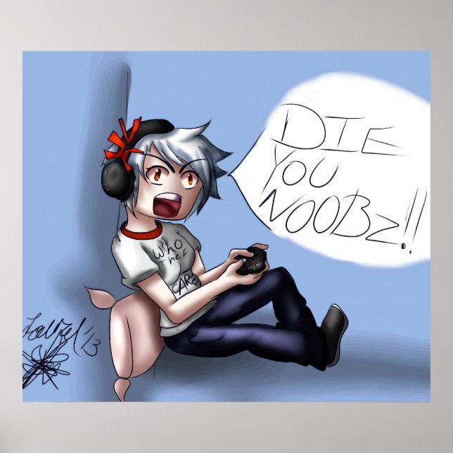 affiche die noobs (Devant)