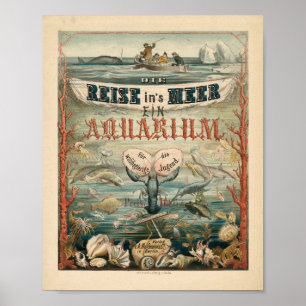 Affiche Die Reise in's Meer, Ein Aquarium   Carl Reinhardt