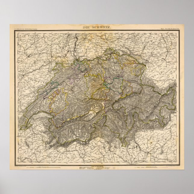 Affiche Die Schweiz (Devant)