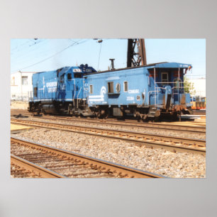 Affiche Diesel Conrail #1633 GP-15-1