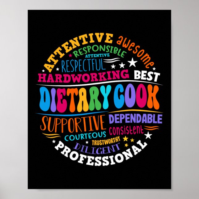 Affiche Dietary Cook Appreciation Week Healthcare Workers  (Devant)