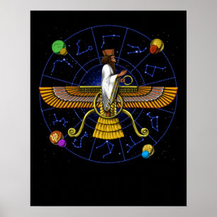 Affiche Dieu Alien Anunnaki