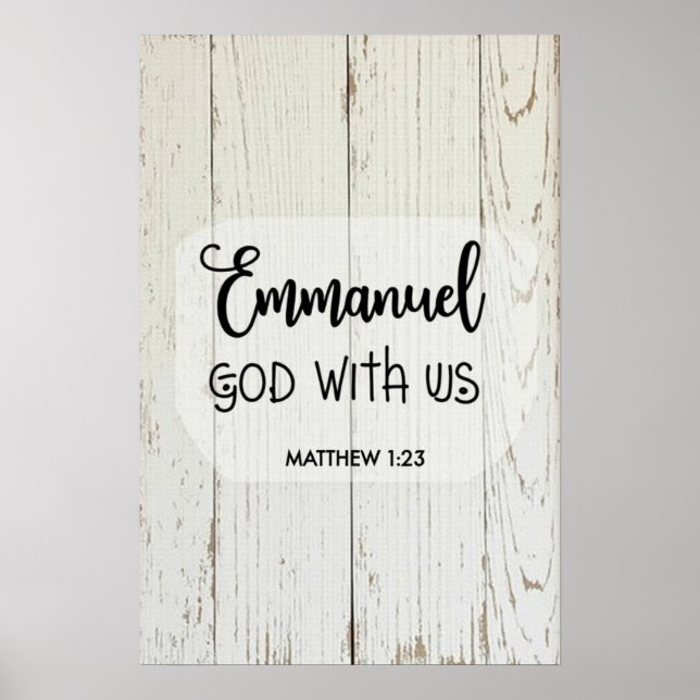 Affiche Dieu avec nous l'art du mur (Devant)