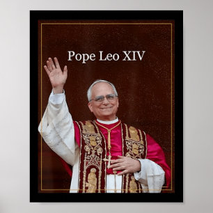 Affiche Dieu Béni Pape Leo Xiv Chemise, Pape Leo Xiv
