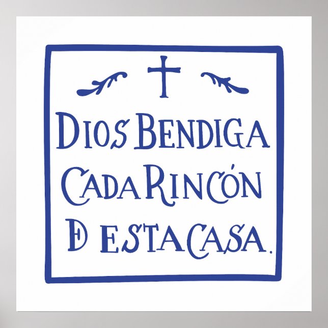 Affiche Dieu bénisse chaque coin (Devant)