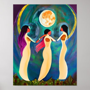 Affiche Dieu bénisse tout sous la lune