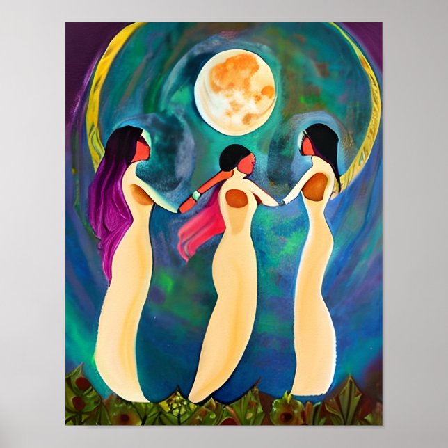 Affiche Dieu bénisse tout sous la lune (Devant)