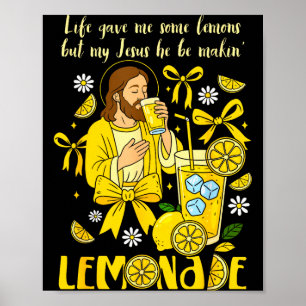 Affiche Dieu chrétien religieux Mon Jésus Il fait du Lemo