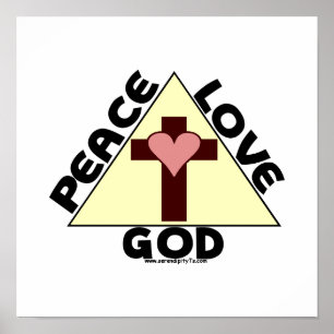 Affiche Dieu d'amour de paix