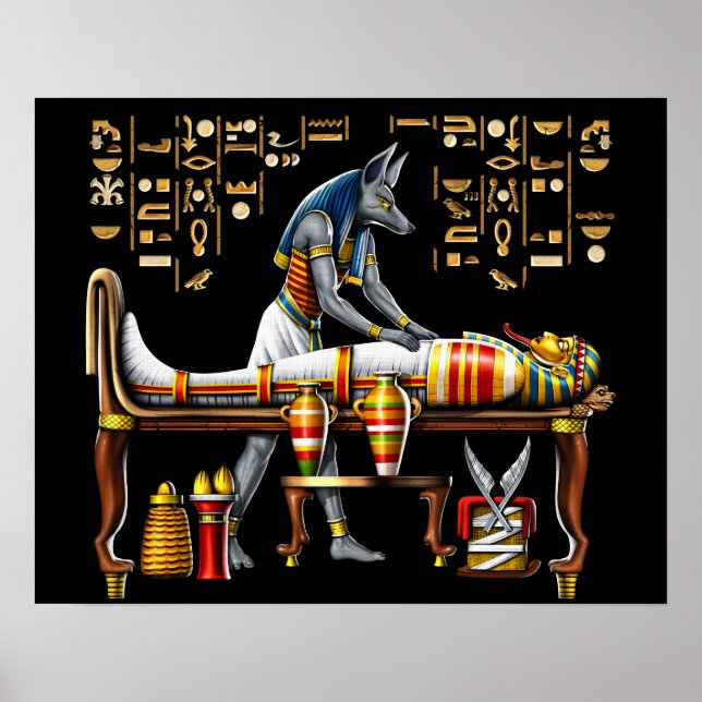 Affiche Dieu d'Anubis (Devant)