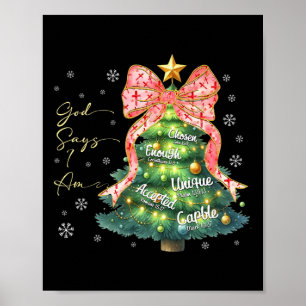 Affiche Dieu Dit Que Je Suis Mignonne Noël Noël Noël Noël
