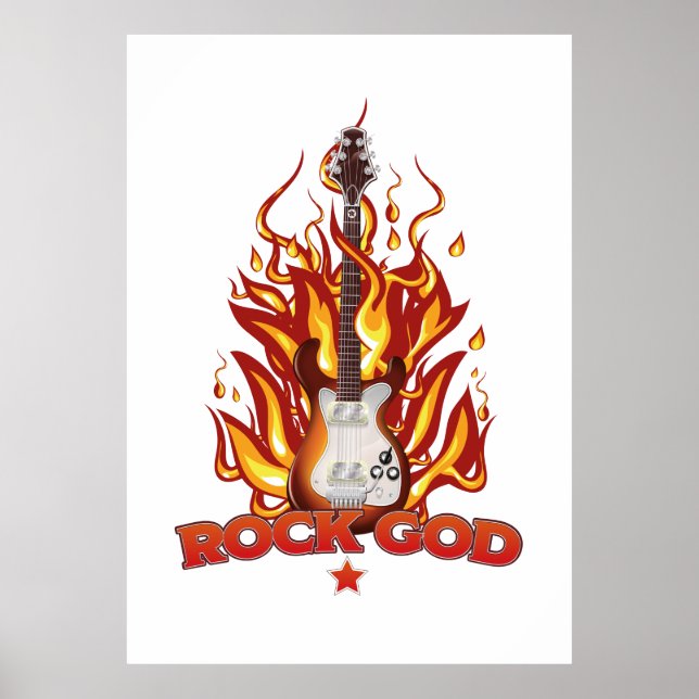 Affiche Dieu du Rock (Devant)