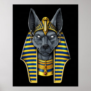 Affiche Dieu égyptien Anubis