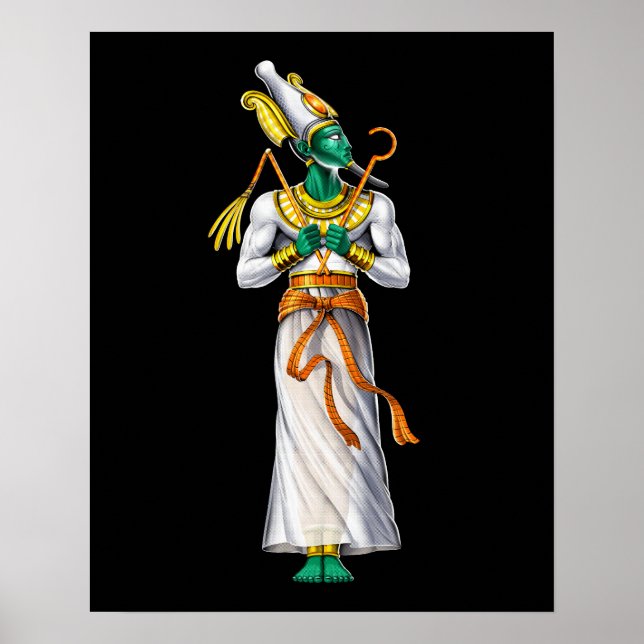 Affiche Dieu égyptien Osiris (Devant)