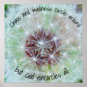 Affiche Dieu encercle Tout