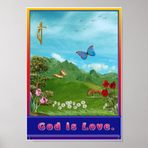 Affiche Dieu est amour