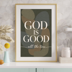 Affiche DIEU EST BON   Chrétien
