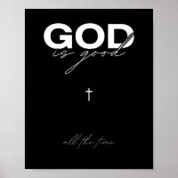 Dieu est bon tout le temps Art Inspirationnel