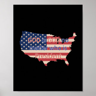 Affiche Dieu est Dieu