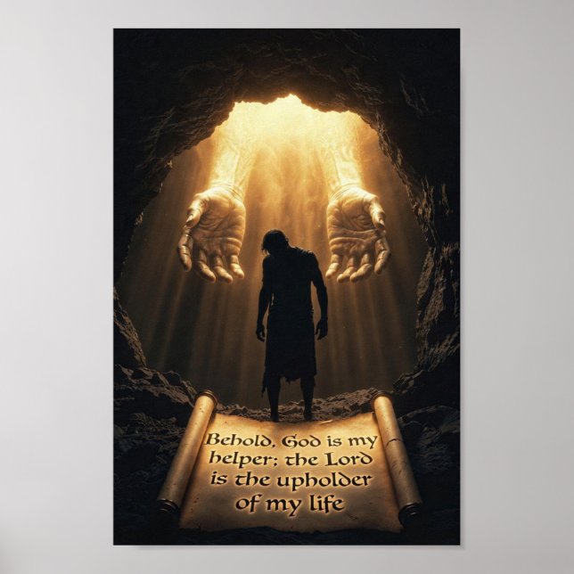 Affiche Dieu est mon Aide (Devant)