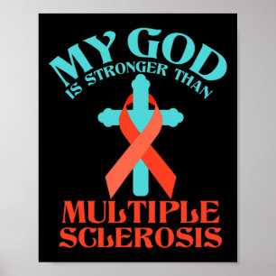 Affiche Dieu Est Plus Fort Que Mme Sclérose En Plaques