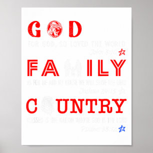 Affiche Dieu Famille Pays