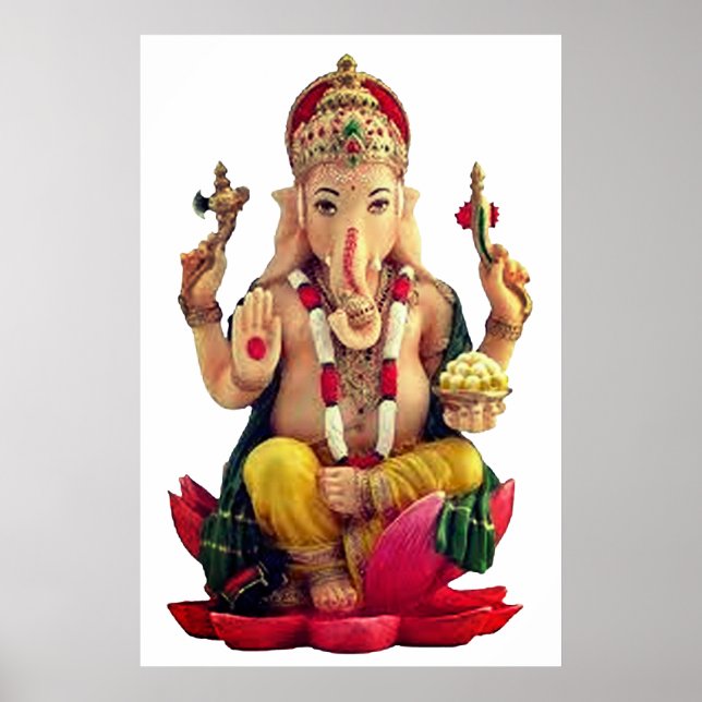 Affiche Dieu hindou Ganesh (Devant)