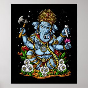 Affiche Dieu hindou Ganesha