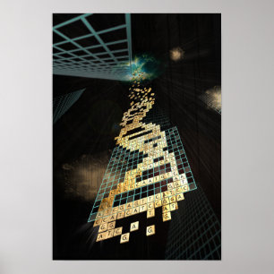 Affiche Dieu ne joue pas les matrices 2014