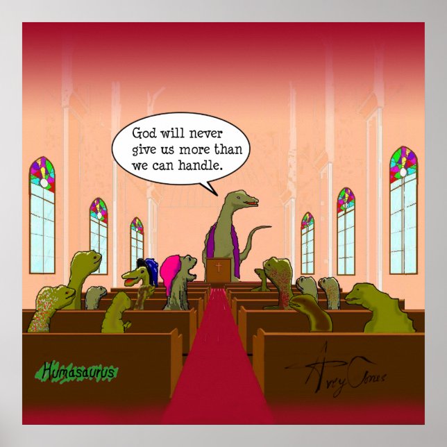 Affiche Dieu Ne Nous Donne Jamais Plus Que Nous Ne Pouvons (Devant)